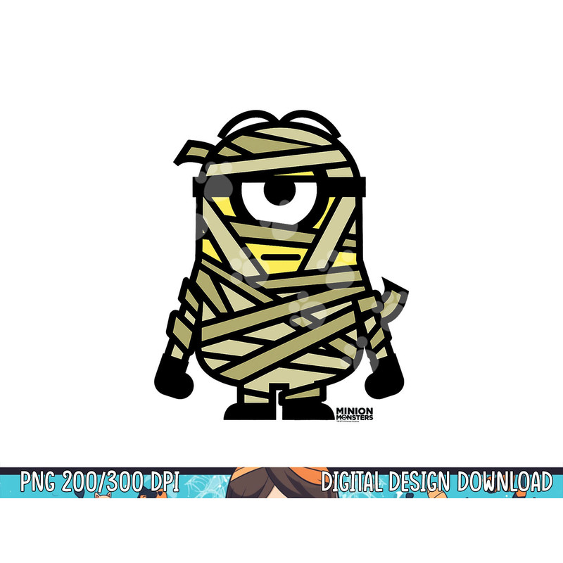 Despicable Me Mummy Halloween Monster Graphic png,sublimation copy.jpg