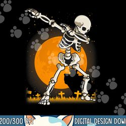 halloween shirts for boys kids girl dabbing skeleton costume png, sublimation copy