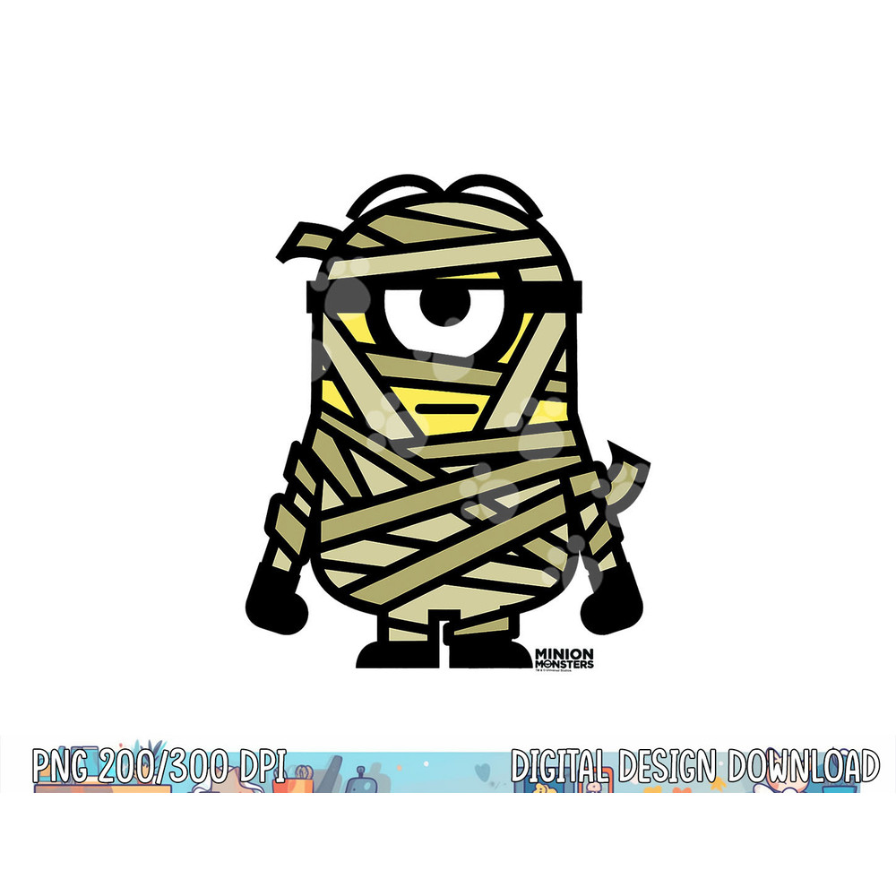 Despicable Me Mummy Halloween Monster Graphic png,sublimation copy.jpg