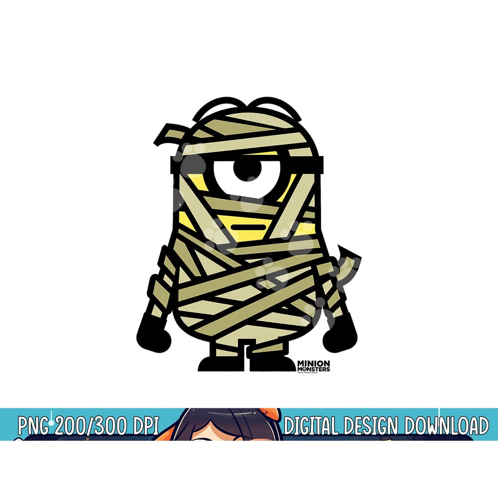 Despicable Me Mummy Halloween Monster Graphic png,sublimation copy.jpg