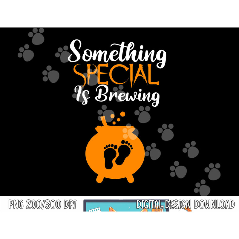 Halloween Something Special Is Brewing Baby Announcement png, sublimation copy.jpg