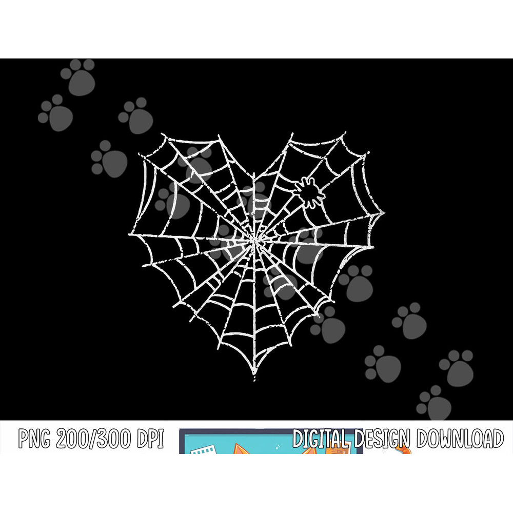 Halloween Spider Web Costume Cute Heart Spider Web png, sublimation copy.jpg