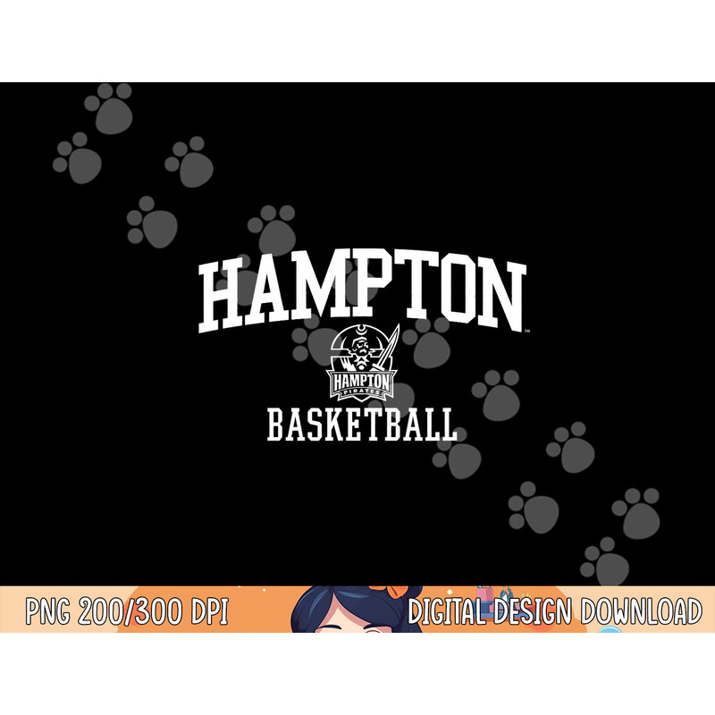 Hampton University Pirates Basketball png, sublimation copy.jpg