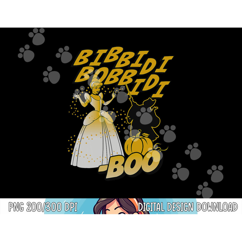 Disney Cinderella Bibbidi Bobbidi Boo Halloween png,sublimation copy.jpg