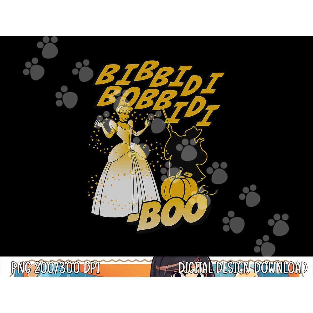 Disney Cinderella Bibbidi Bobbidi Boo Halloween png,sublimation copy.jpg