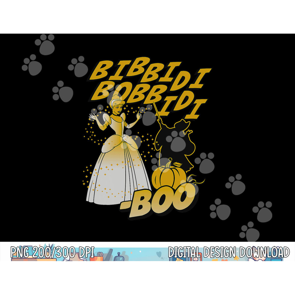 Disney Cinderella Bibbidi Bobbidi Boo Halloween png,sublimation copy.jpg