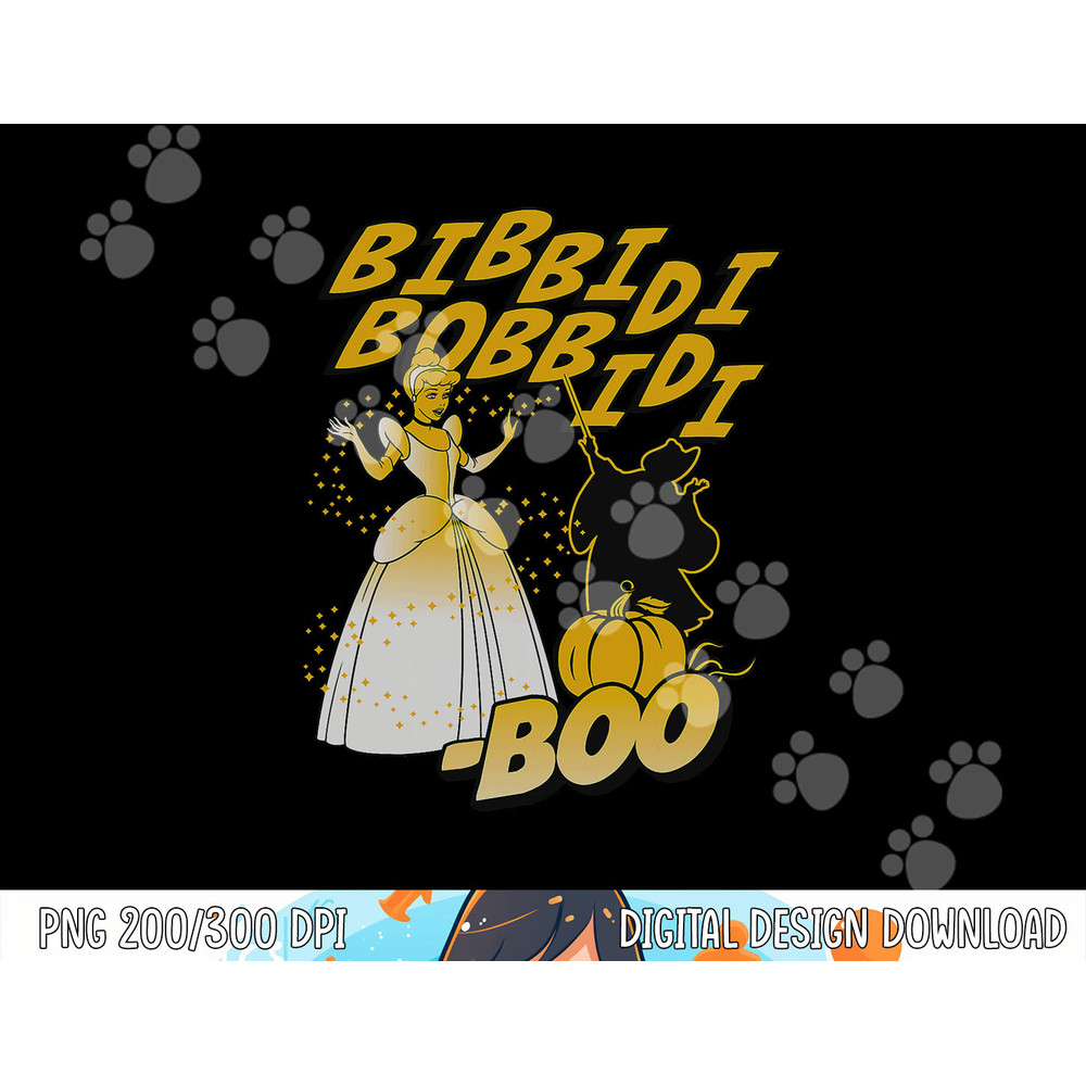 Disney Cinderella Bibbidi Bobbidi Boo Halloween png,sublimation copy.jpg