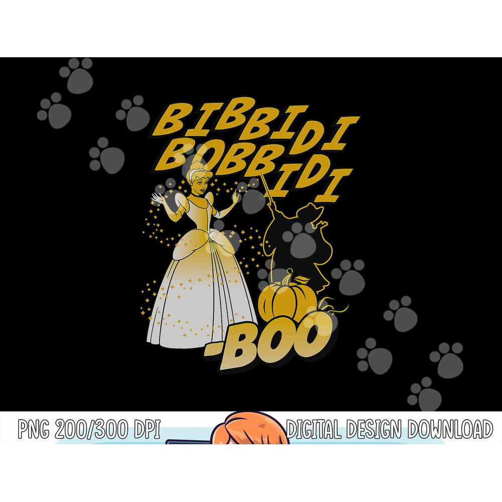 Disney Cinderella Bibbidi Bobbidi Boo Halloween png,sublimation copy.jpg