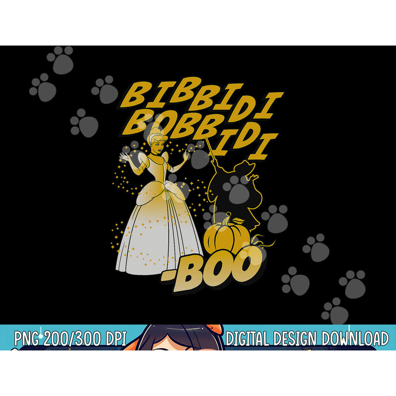 Disney Cinderella Bibbidi Bobbidi Boo Halloween png,sublimation copy.jpg