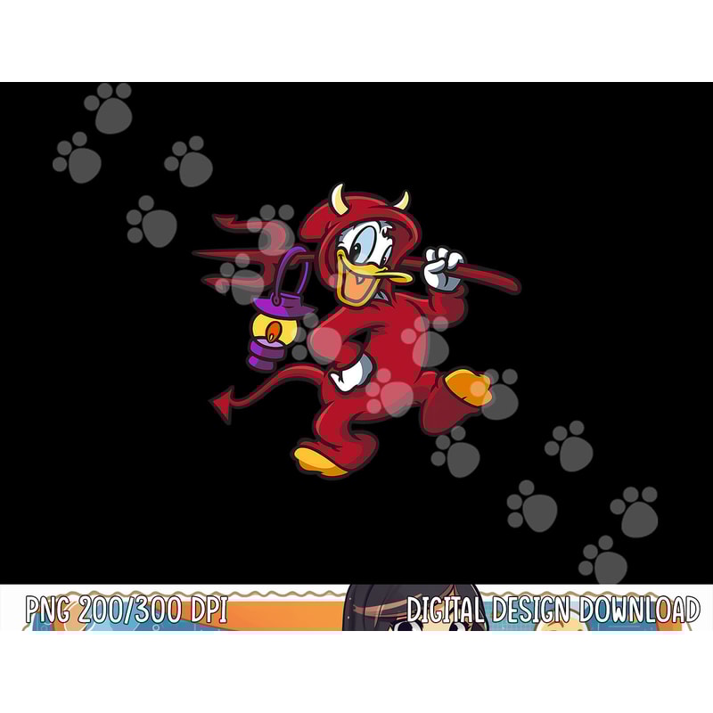 Disney Halloween Donald Duck Devil Costume png, sublimation copy.jpg