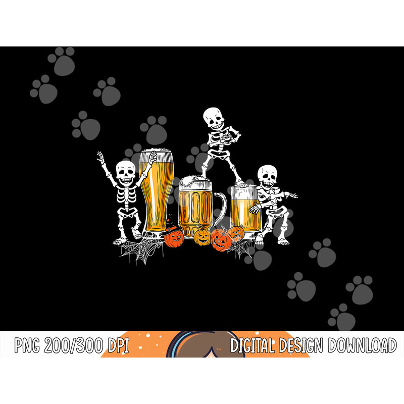 Happy Halloween Funny Skeleton Drinking Beer png, sublimation copy.jpg