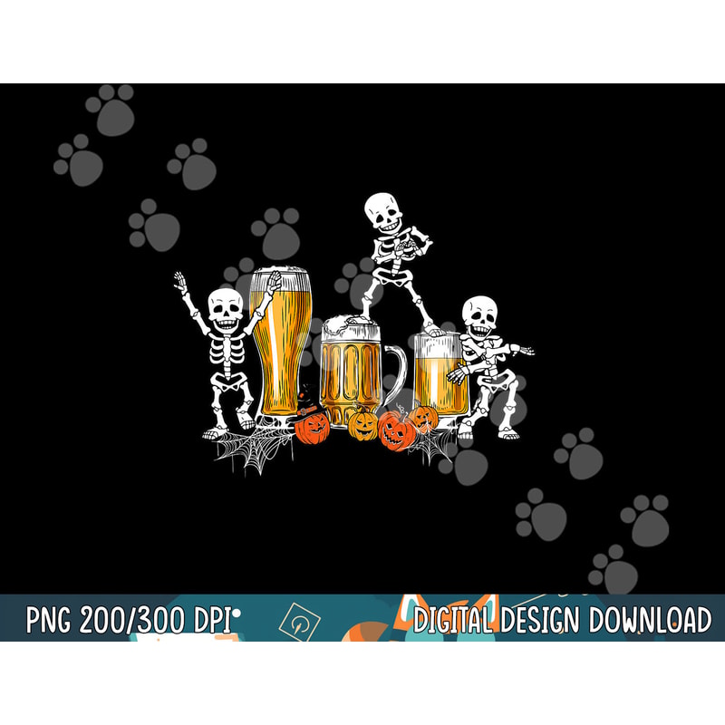 Happy Halloween Funny Skeleton Drinking Beer png, sublimation copy.jpg