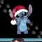 Disney Lilo & Stitch Christmas Santa Hat Stitch Portrait Short Sleeve png, sublimation Black copy.jpg