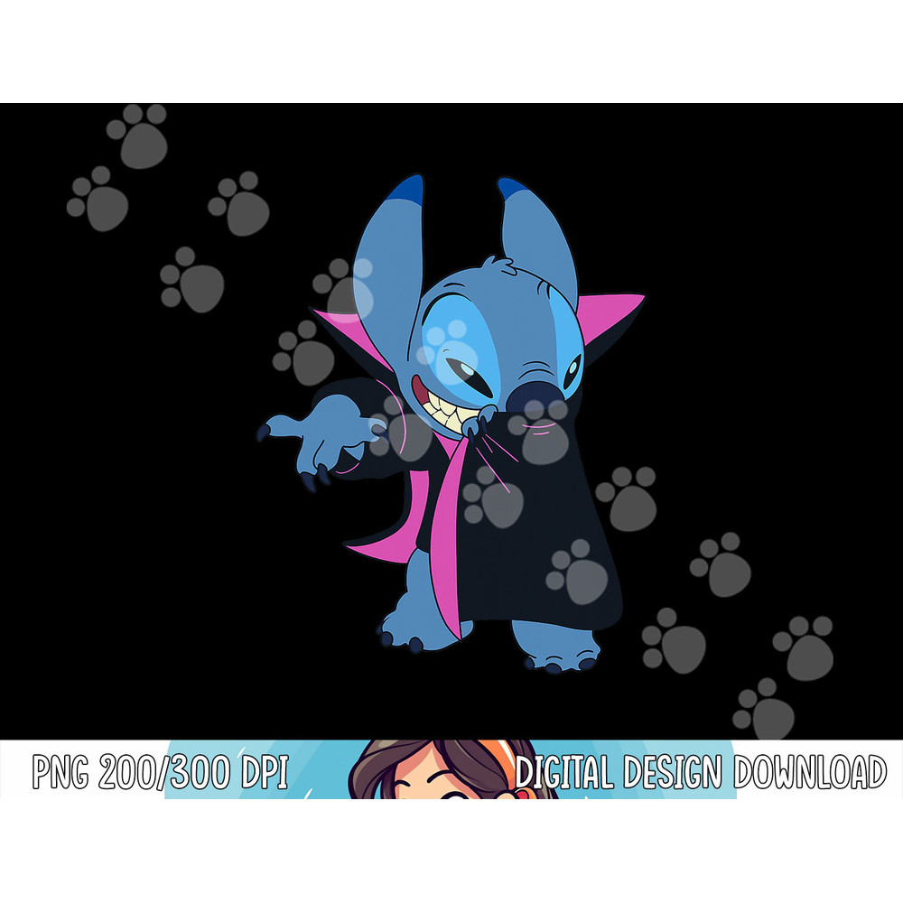 Disney Lilo & Stitch Halloween Stitch Vampire Costume png, sublimation copy.jpg