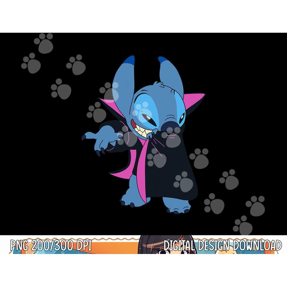 Disney Lilo & Stitch Halloween Stitch Vampire Costume png, sublimation copy.jpg