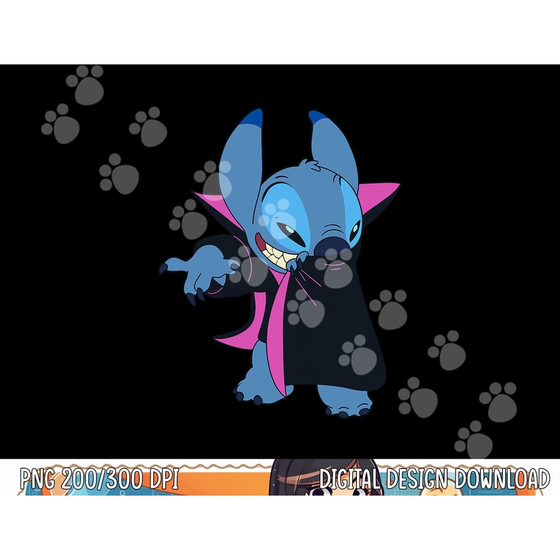 Disney Lilo & Stitch Halloween Stitch Vampire Costume png, sublimation copy.jpg