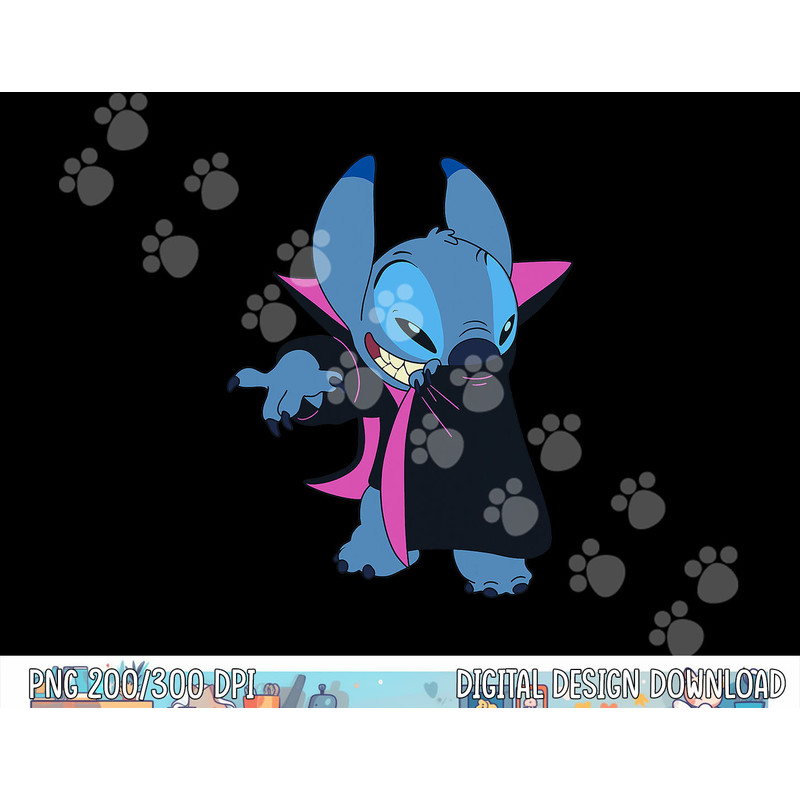 Disney Lilo & Stitch Halloween Stitch Vampire Costume png, sublimation copy.jpg