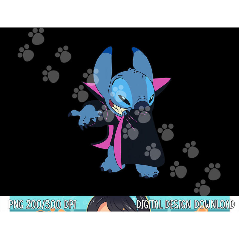 Disney Lilo & Stitch Halloween Stitch Vampire Costume png, sublimation copy.jpg