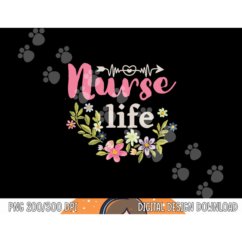 Happy Nurse Week 2023 Nursing School Graduation Flower Love png, sublimation copy.jpg