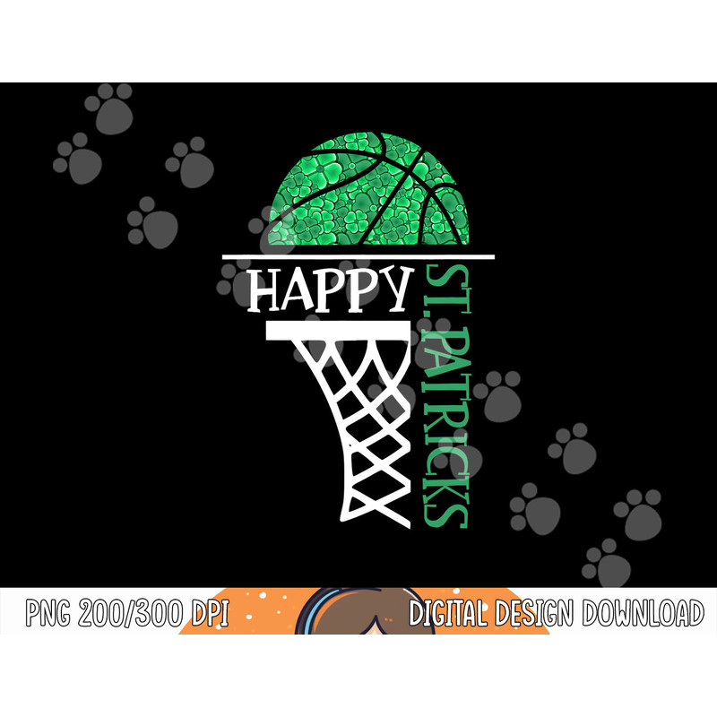 Happy St Patricks Day Shamrock basketball player net png, sublimation copy.jpg