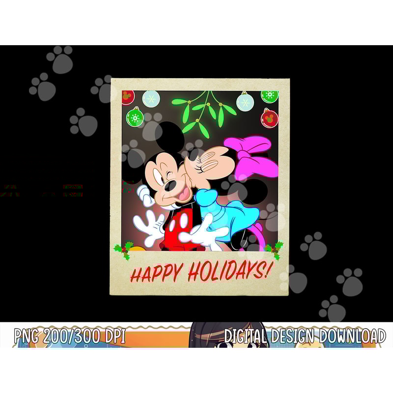 Disney Mickey And Minnie Happy Holidays Christmas Portrait png, sublimation copy.jpg