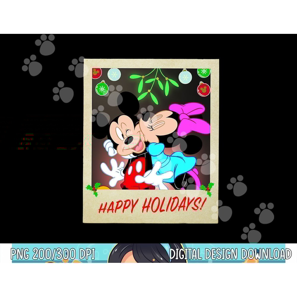 Disney Mickey And Minnie Happy Holidays Christmas Portrait png, sublimation copy.jpg