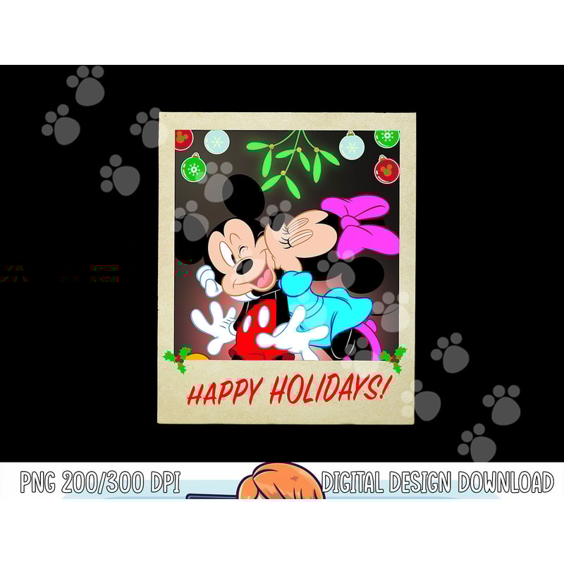 Disney Mickey And Minnie Happy Holidays Christmas Portrait png, sublimation copy.jpg