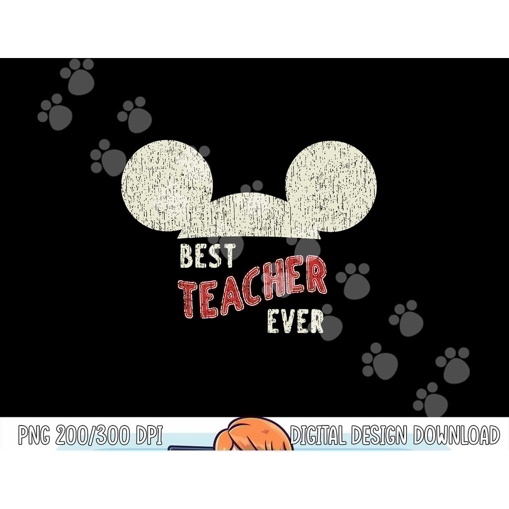 Disney Mickey Mouse Best Teacher Ever png, sublimation copy.jpg