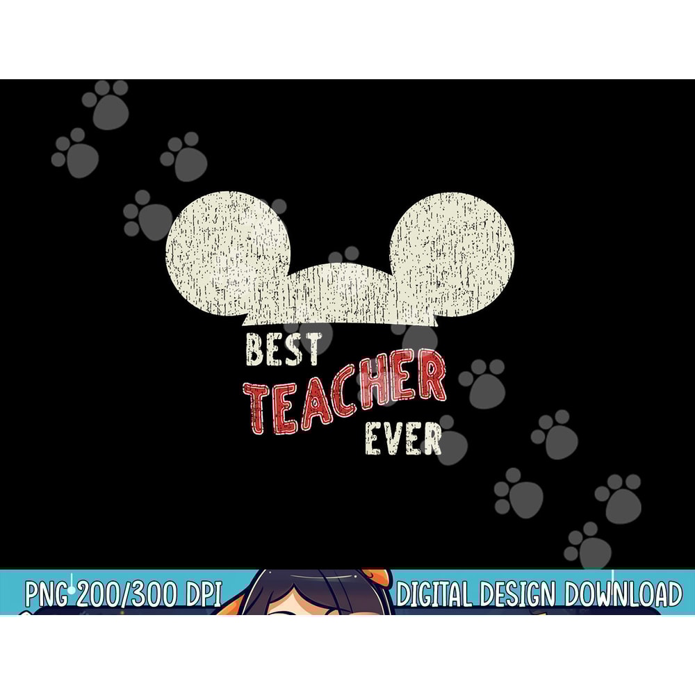 Disney Mickey Mouse Best Teacher Ever png, sublimation copy.jpg