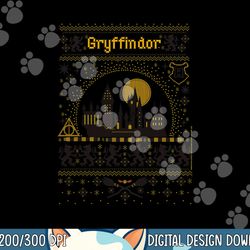 harry potter christmas gryffindor ugly sweater  png,sublimation copy