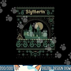 harry potter christmas slytherin ugly sweater  png,sublimation copy