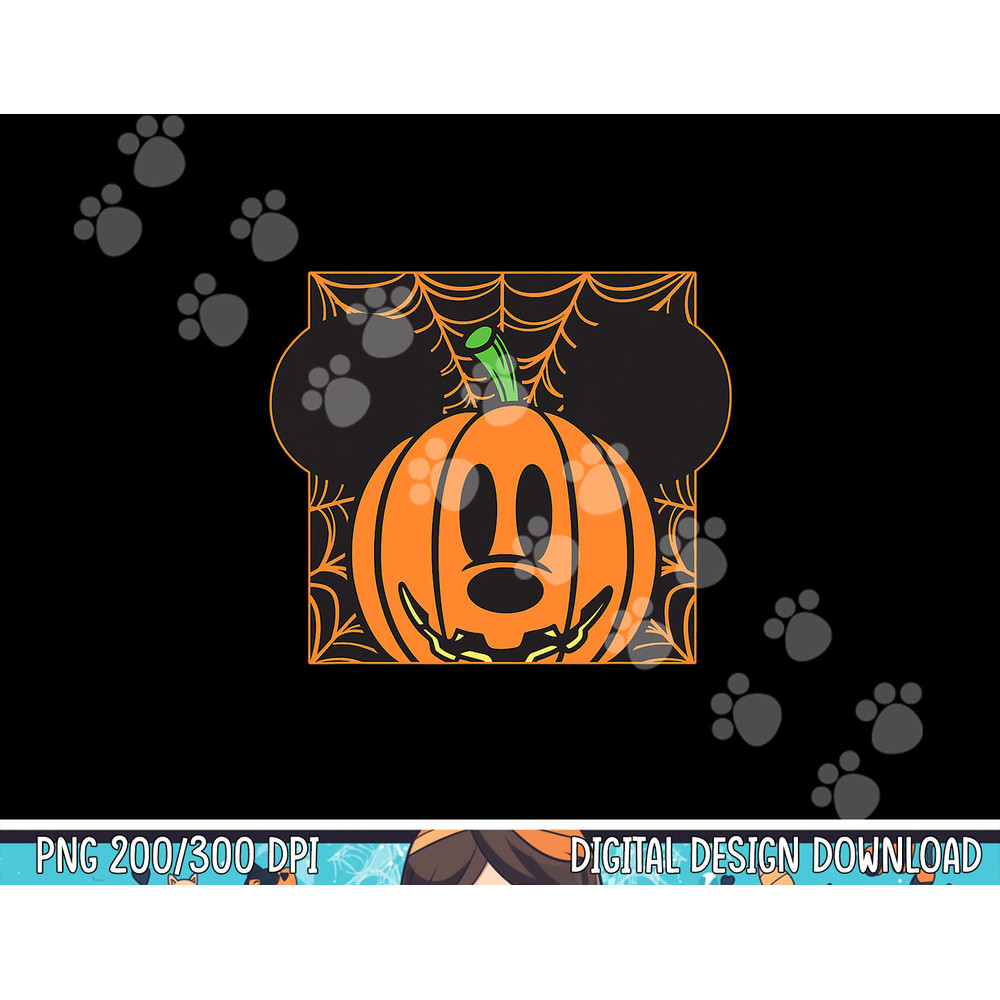Disney Mickey Mouse Pumpkin Web Halloween png,sublimation copy.jpg