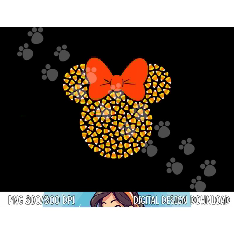 Disney Minnie Mouse Candy Corn Halloween png,sublimation copy.jpg
