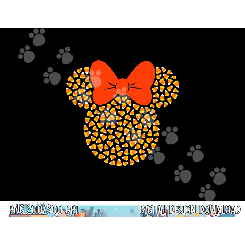 Disney Minnie Mouse Candy Corn Halloween png,sublimation copy.jpg