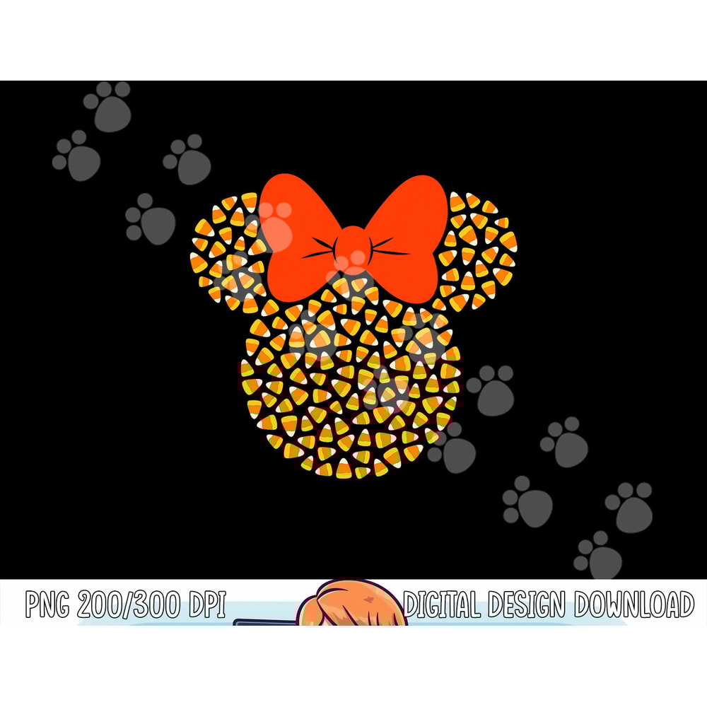 Disney Minnie Mouse Candy Corn Halloween png,sublimation copy.jpg
