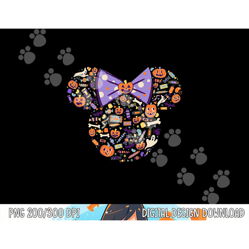 Disney Minnie Mouse Icon Candy and Pumpkins Halloween png, sublimation copy.jpg
