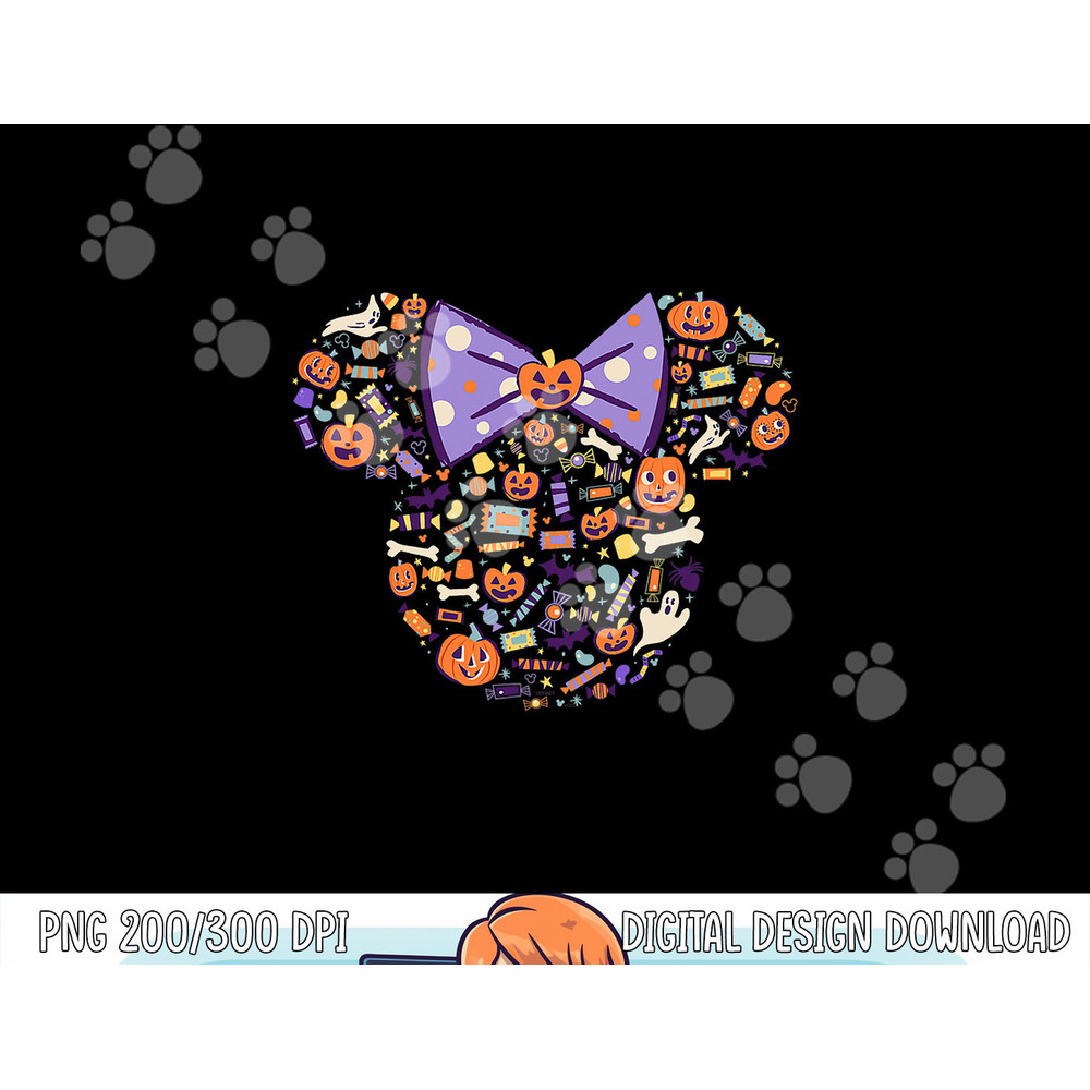 Disney Minnie Mouse Icon Candy and Pumpkins Halloween png, sublimation copy.jpg