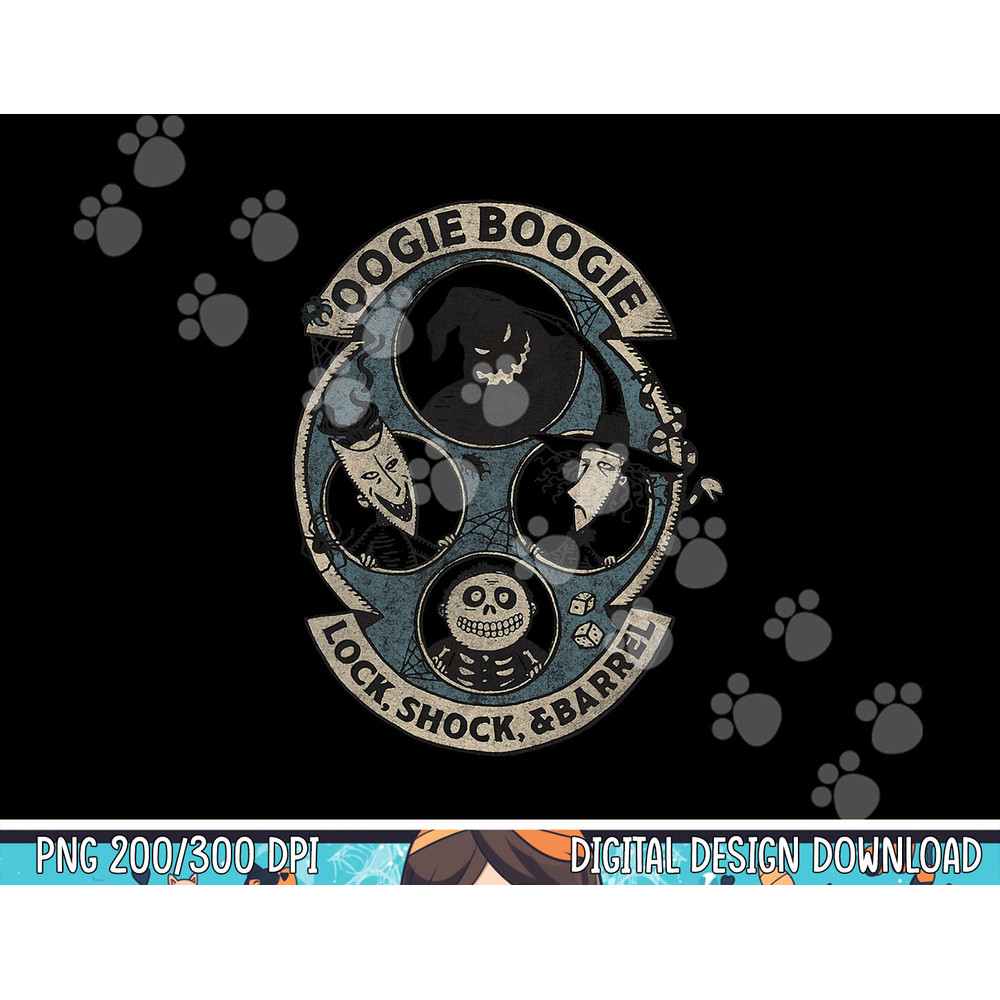 Disney Nightmare Before Christmas Group Shot Villain Cast png, sublimation copy.jpg