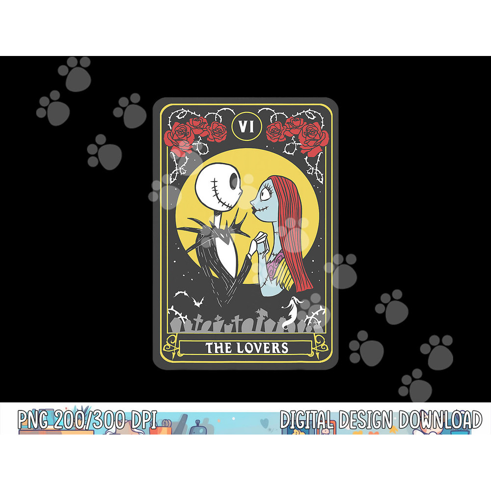 Disney Nightmare Before Christmas Jack & Sally The Lovers png, sublimation copy.jpg