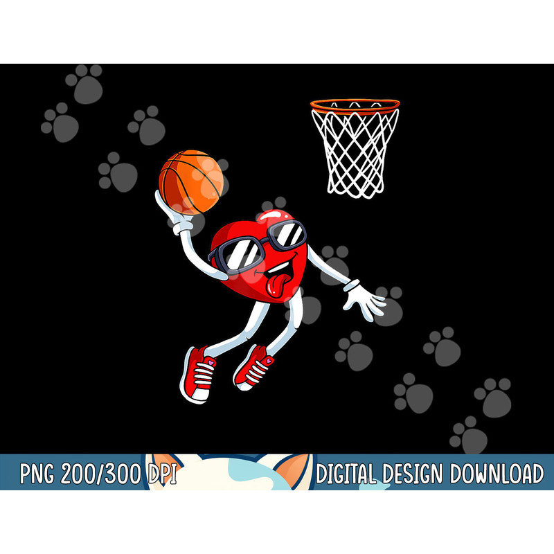 Heart Dunk Basketball Player Valentines Day Love Sports png, sublimation copy.jpg