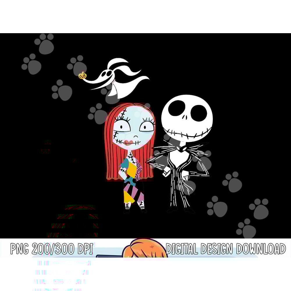 Disney Nightmare Before Christmas Jack and Sally png, sublimation copy.jpg