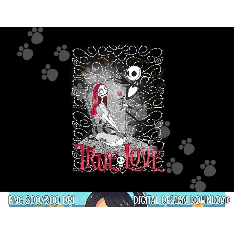Disney Nightmare Before Christmas True Love png, sublimation copy.jpg