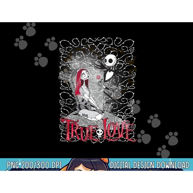 Disney Nightmare Before Christmas True Love png, sublimation copy.jpg