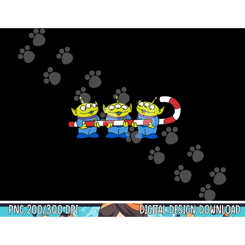 Disney Pixar Toy Story Aliens Candy Cane Christmas png, sublimation copy.jpg