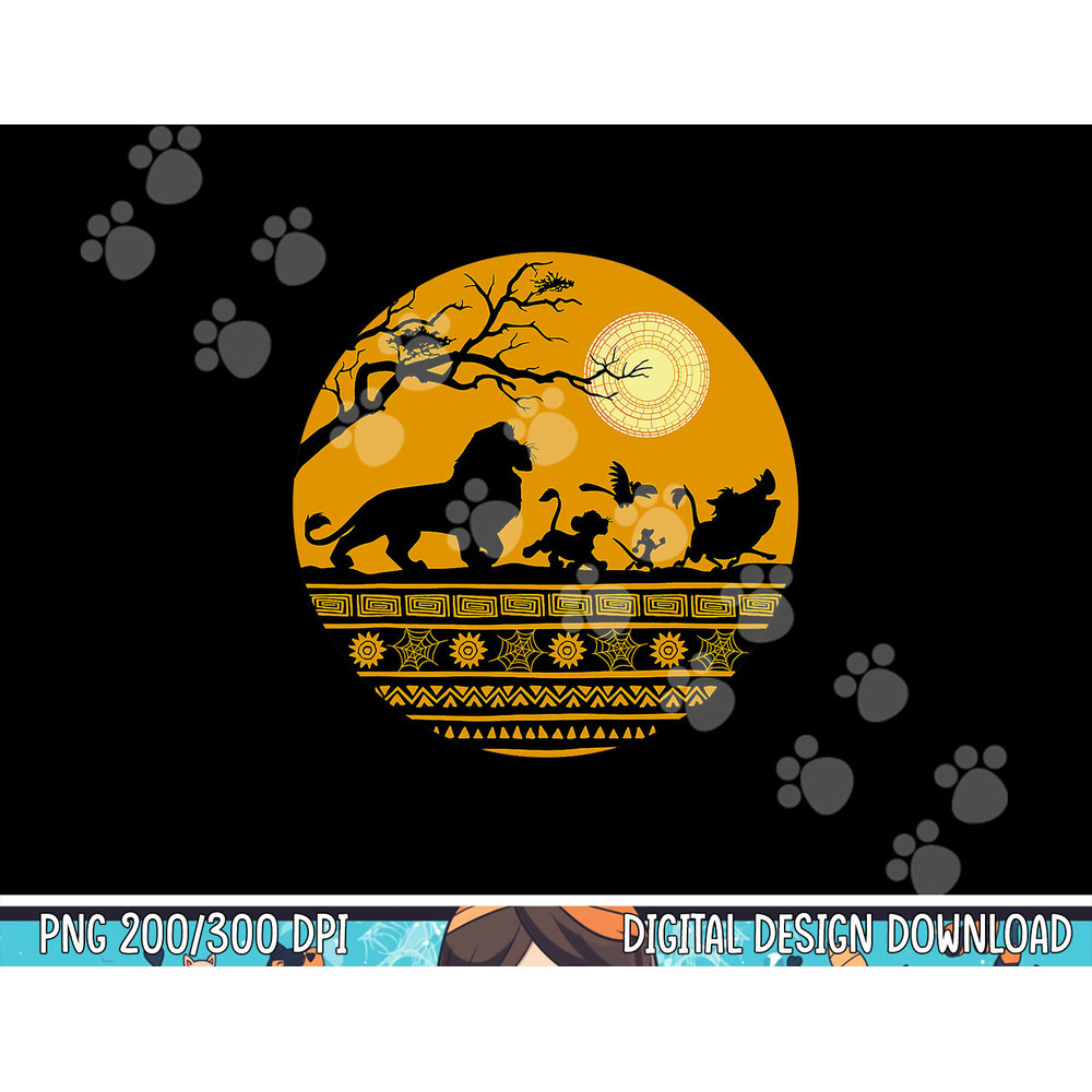Disney The Lion King Halloween Circle png, sublimation copy.jpg