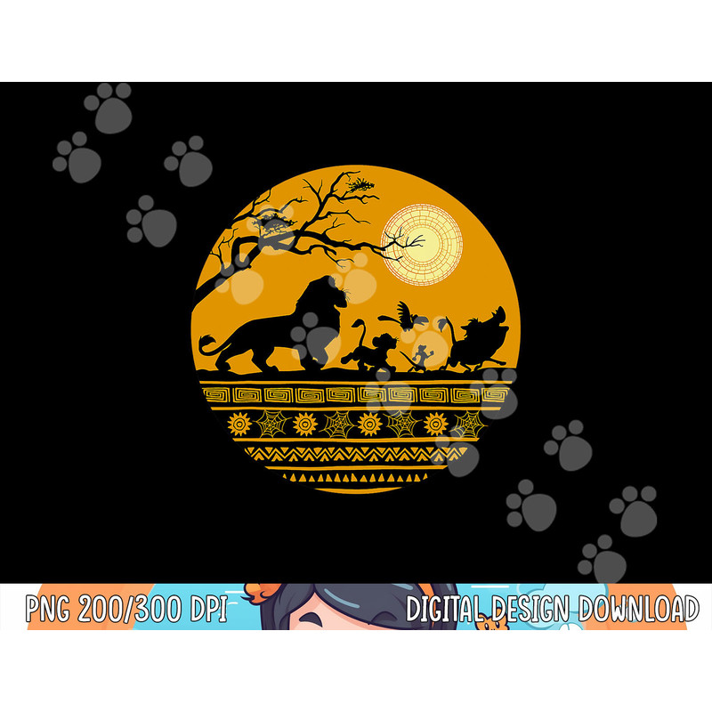 Disney The Lion King Halloween Circle png, sublimation copy.jpg