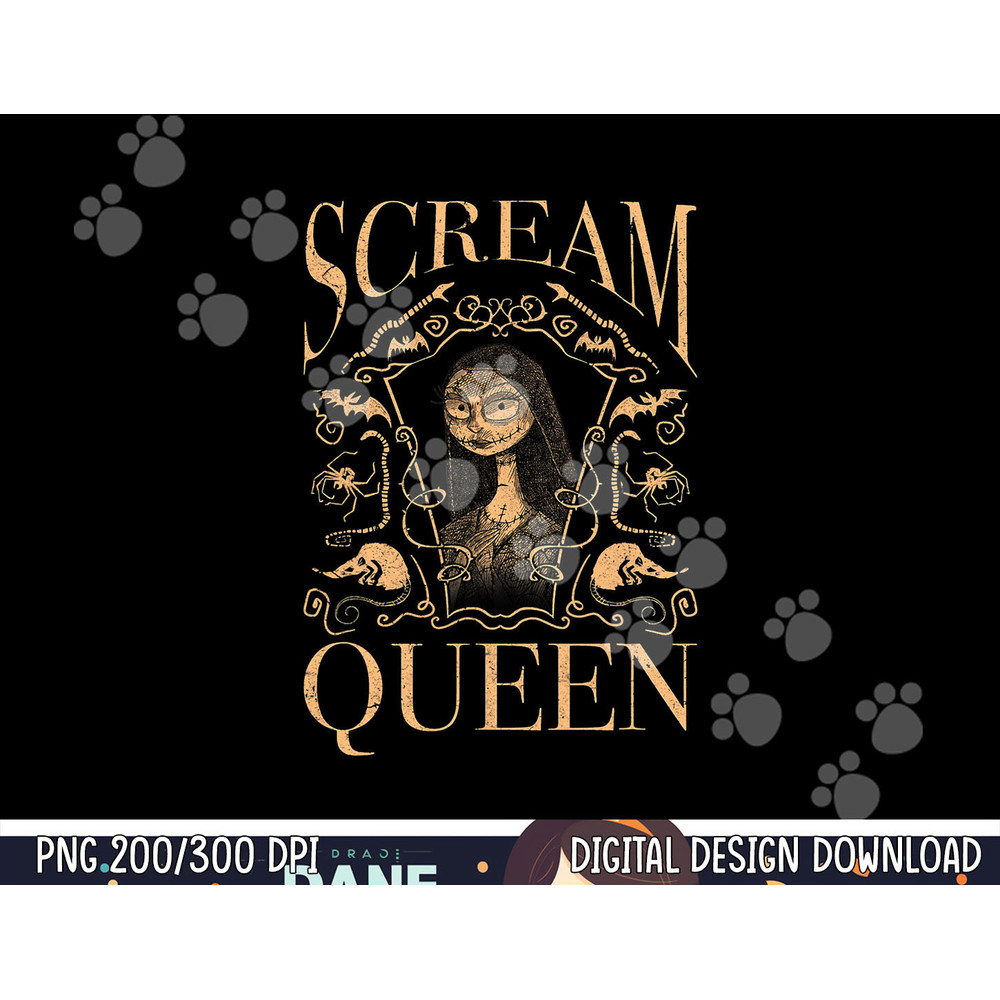 Disney The Nightmare Before Christmas Halloween Scream Queen png, sublimation copy.jpg