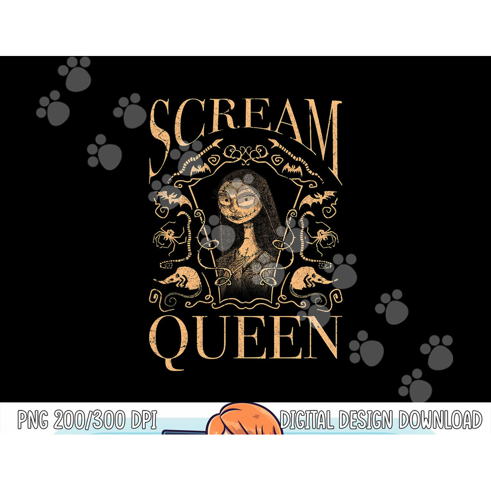 Disney The Nightmare Before Christmas Halloween Scream Queen png, sublimation copy.jpg