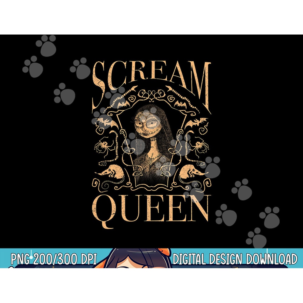 Disney The Nightmare Before Christmas Halloween Scream Queen png, sublimation copy.jpg