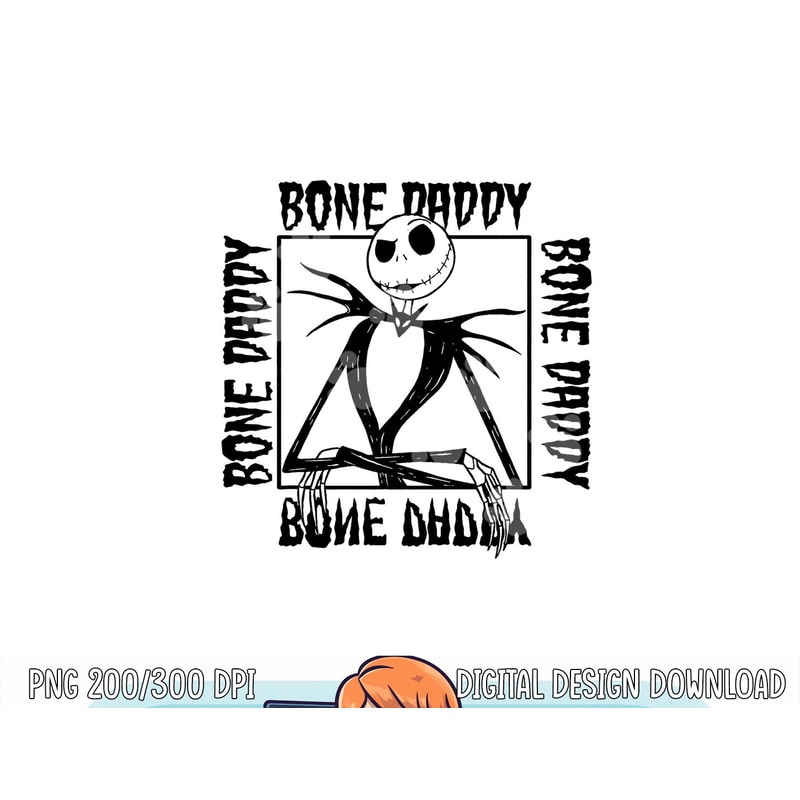Disney The Nightmare Before Christmas Jack Bone Daddy Frame png, sublimation copy.jpg